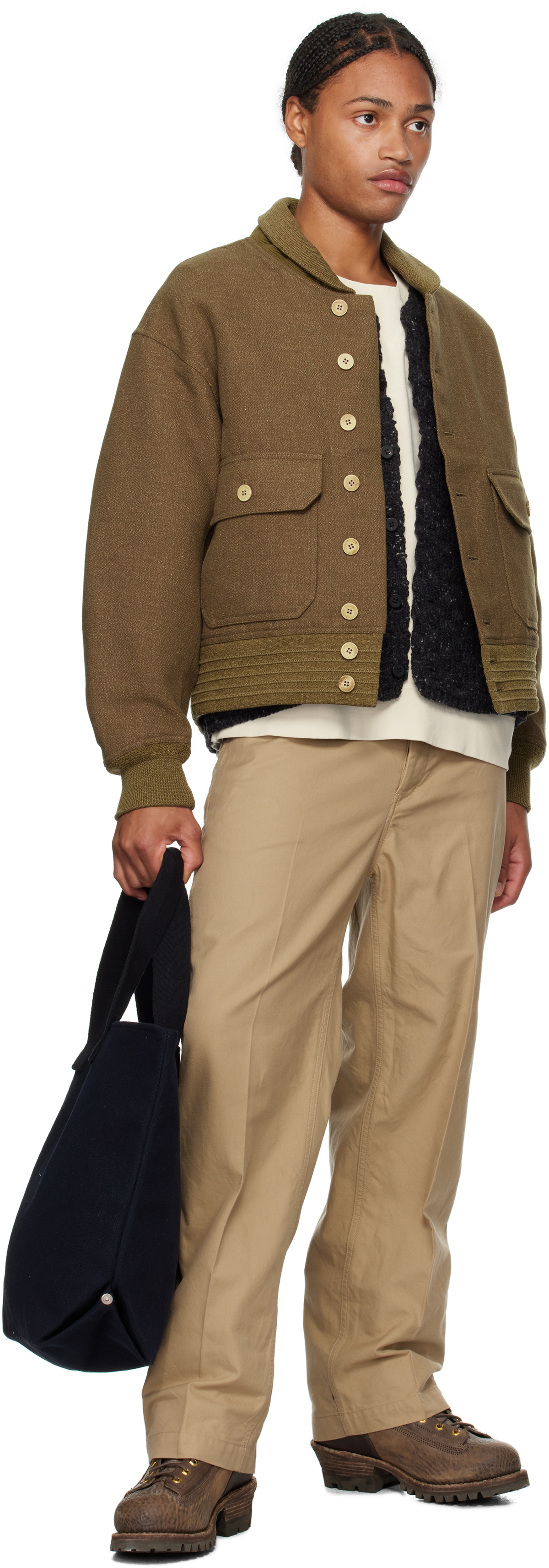 visvim Beige Field Chino Trousers Visvim