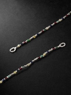 M. Cohen - Percep Convertible Sterling Silver Multi-Stone Beaded Necklace - Silver