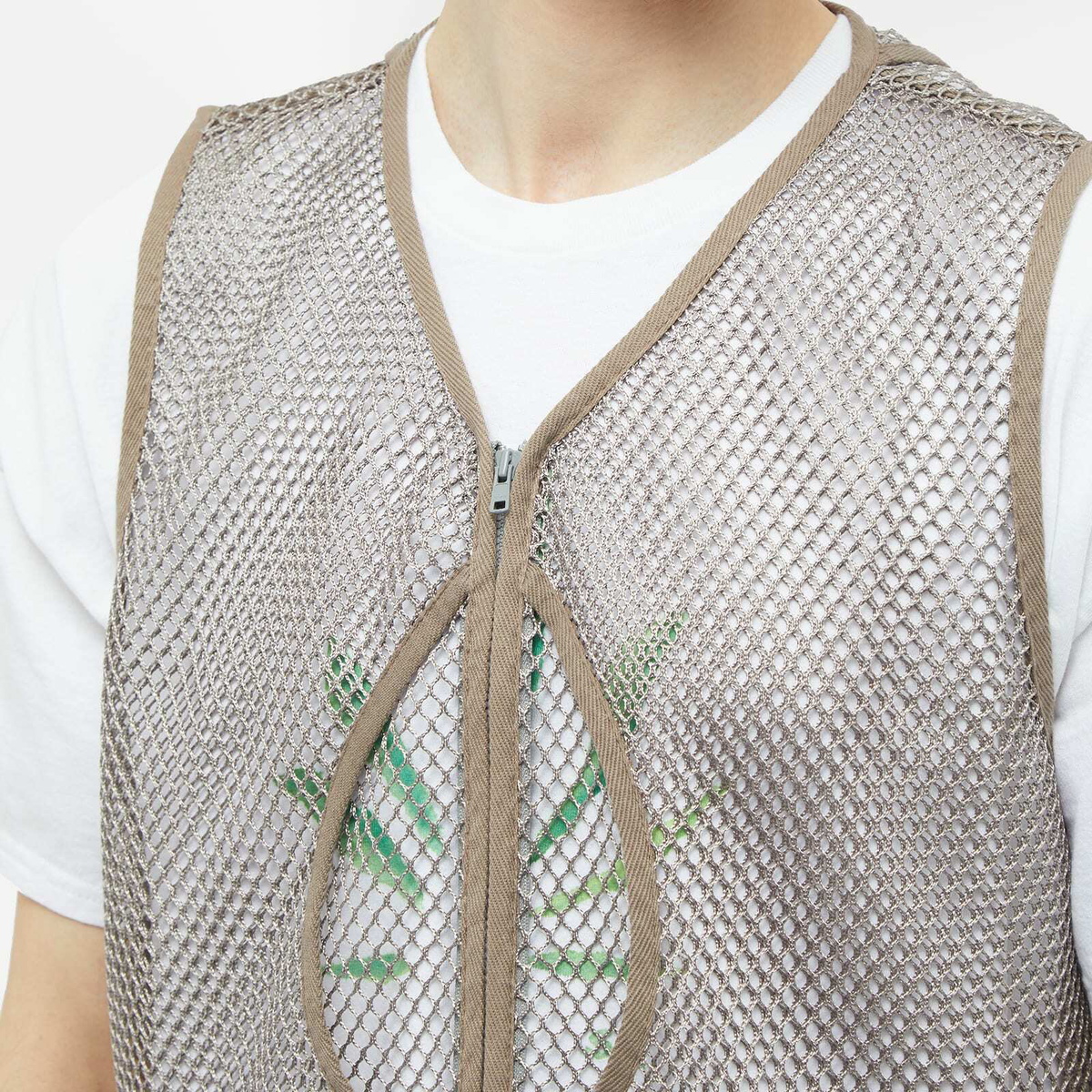 s.k manor hill Men's Trapper Vest in Grey Mesh