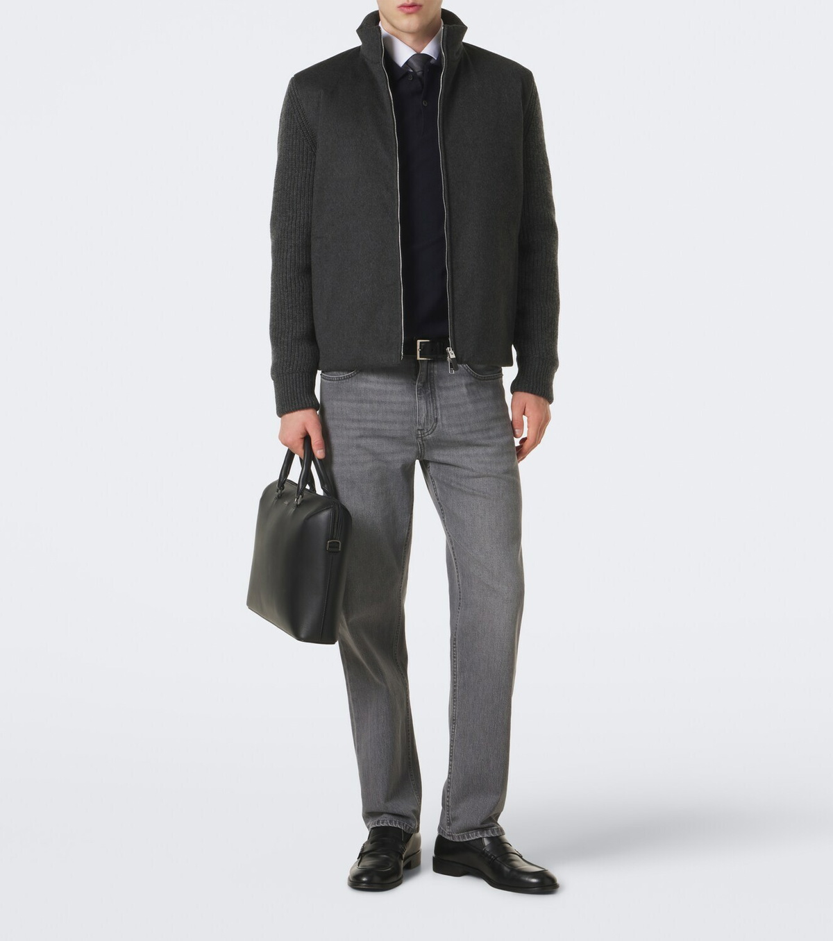 Zegna Cashmere zip-up cardigan