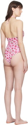 Magda Butrym Pink Retro One-Piece Swimsuit