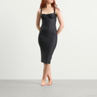 SKIMS Women's Body Halter Midi Dress in Onyx