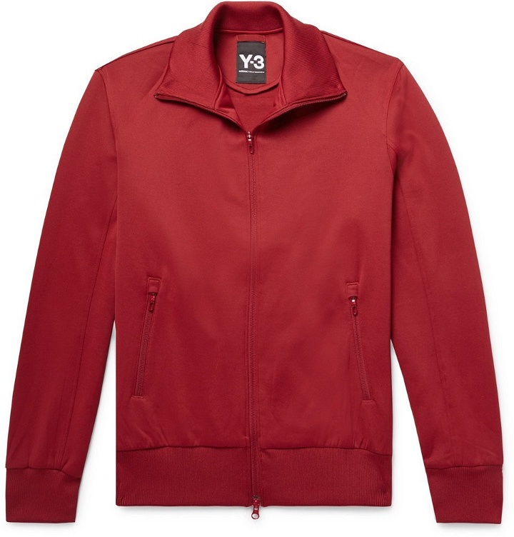 Photo: Y-3 - Logo-Print Tech-Jersey Track Jacket - Men - Red