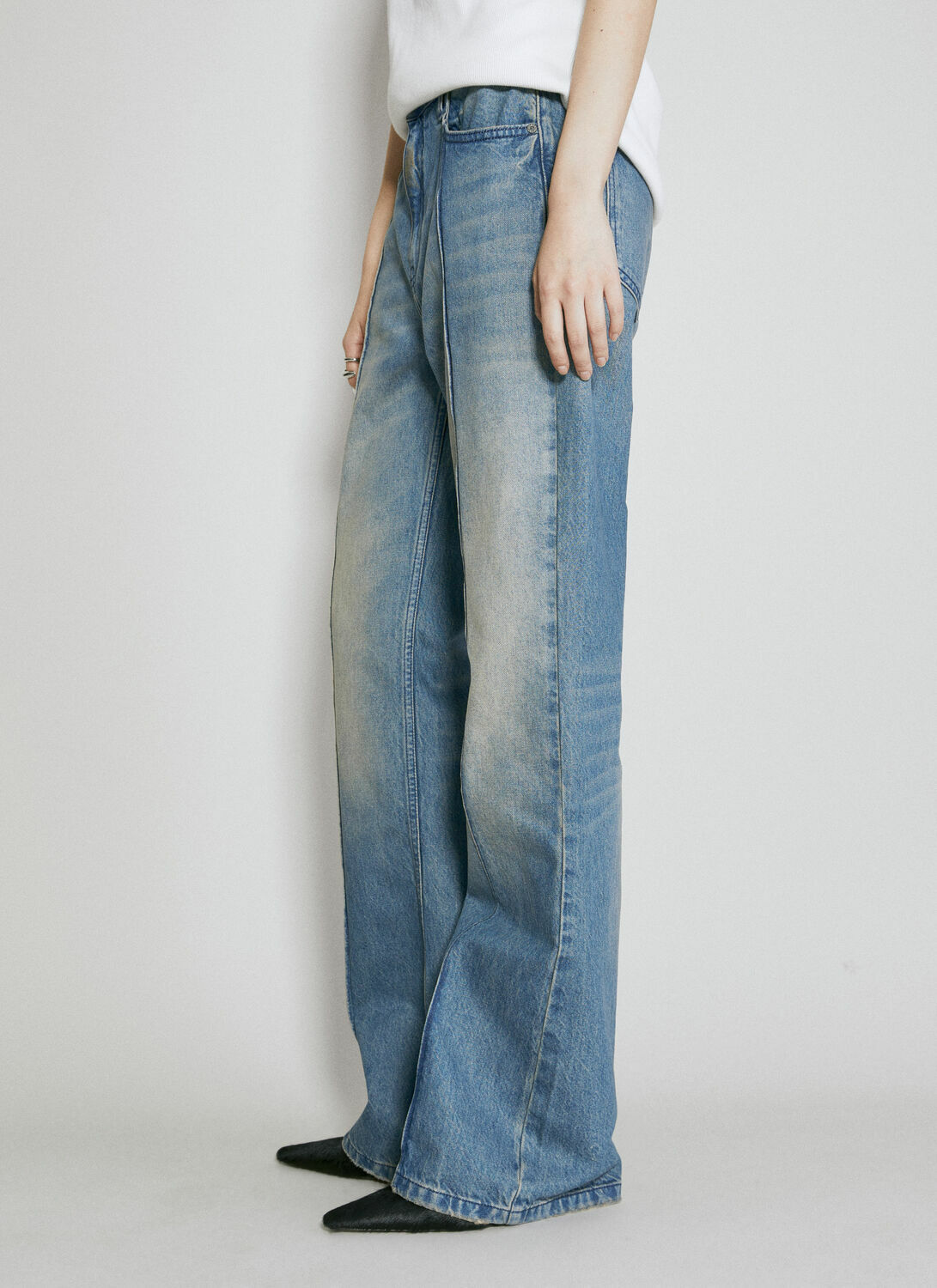 Guess USA Stained Flared Jeans