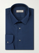 Canali - Cotton-Poplin Shirt - Blue