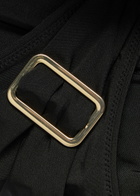 Max Mara Chalisia one Shoulder Stretch-polyamide Bikini top Black