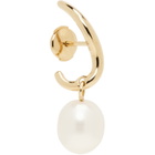 C.Chesnais Wave Pearl Single Earring