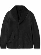 Gabriela Hearst - Shawl-Collar Shearling Jacket - Black