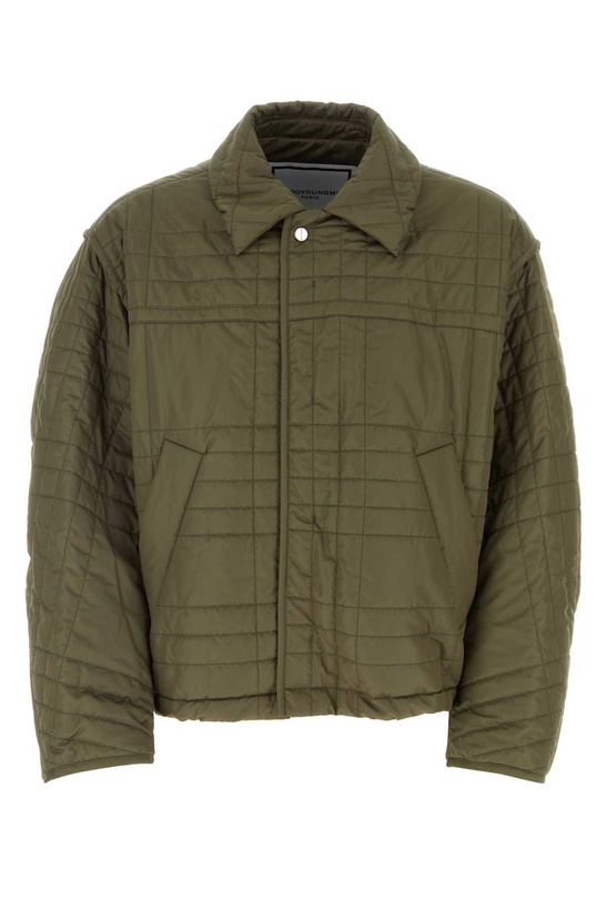 Photo: WOOYOUNGMI Army Green Polyester Padded Jacket