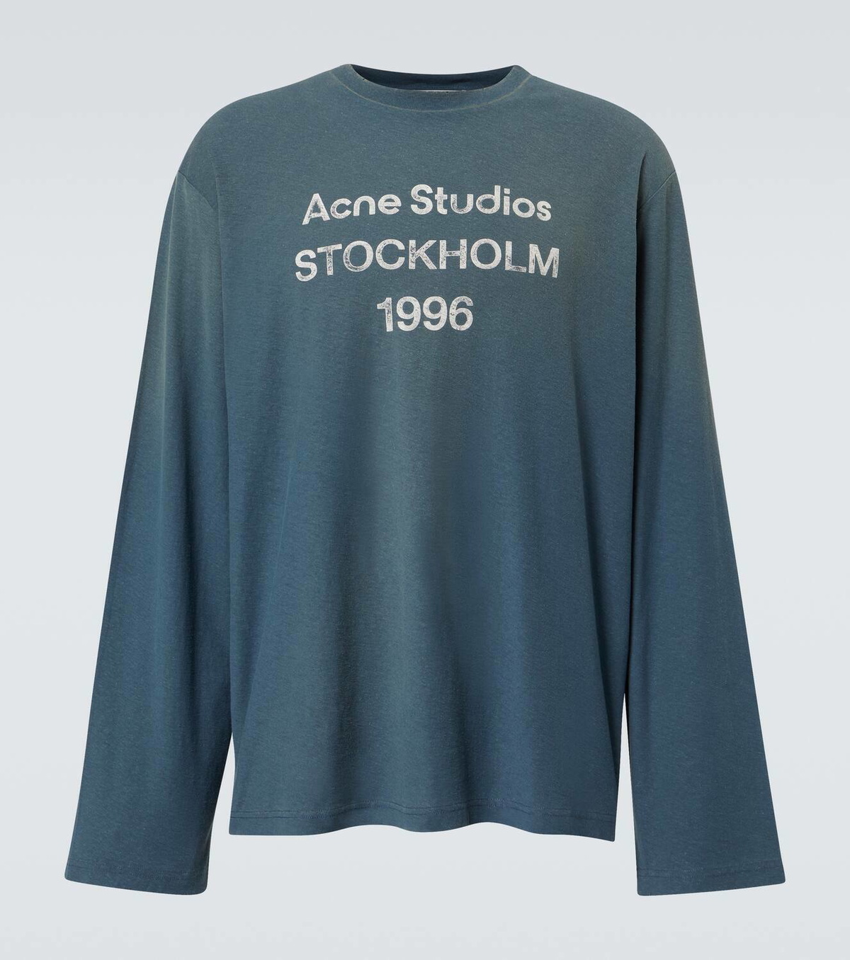 Acne Studios Logo cotton and hemp T-shirt Acne Studios