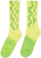 Collina Strada Green Hand-Dyed Socks