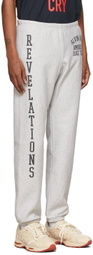 Denim Tears Grey Champion Edition Lounge Pants