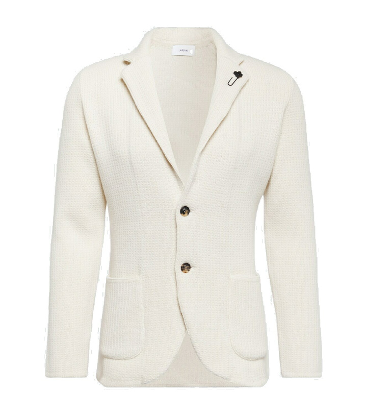 Photo: Lardini Single-breasted cashmere blazer