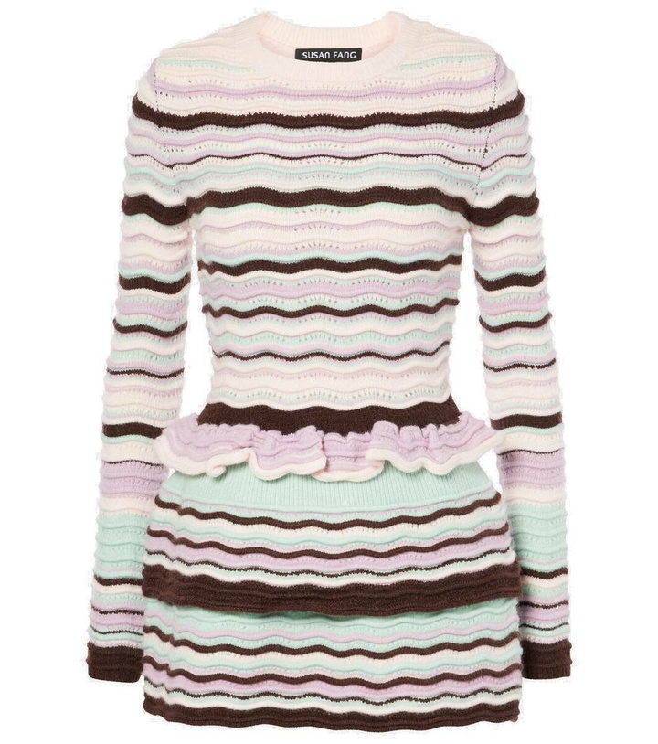 Photo: Susan Fang Striped ribbed-knit top