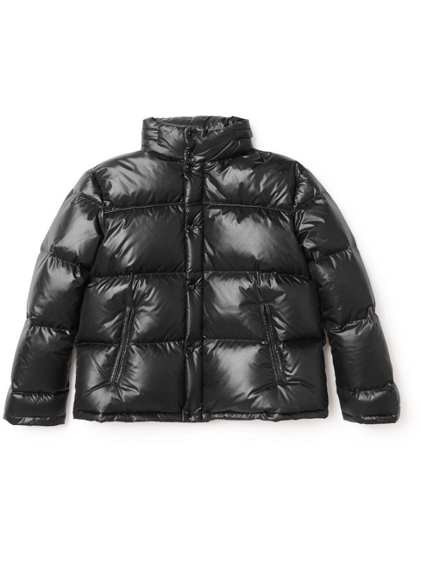 Photo: SAINT LAURENT - Quilted Shell Down Jacket - Black