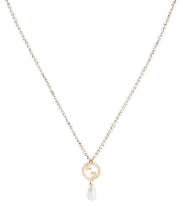 Photo: Gucci Gucci Blondie faux pearl necklace