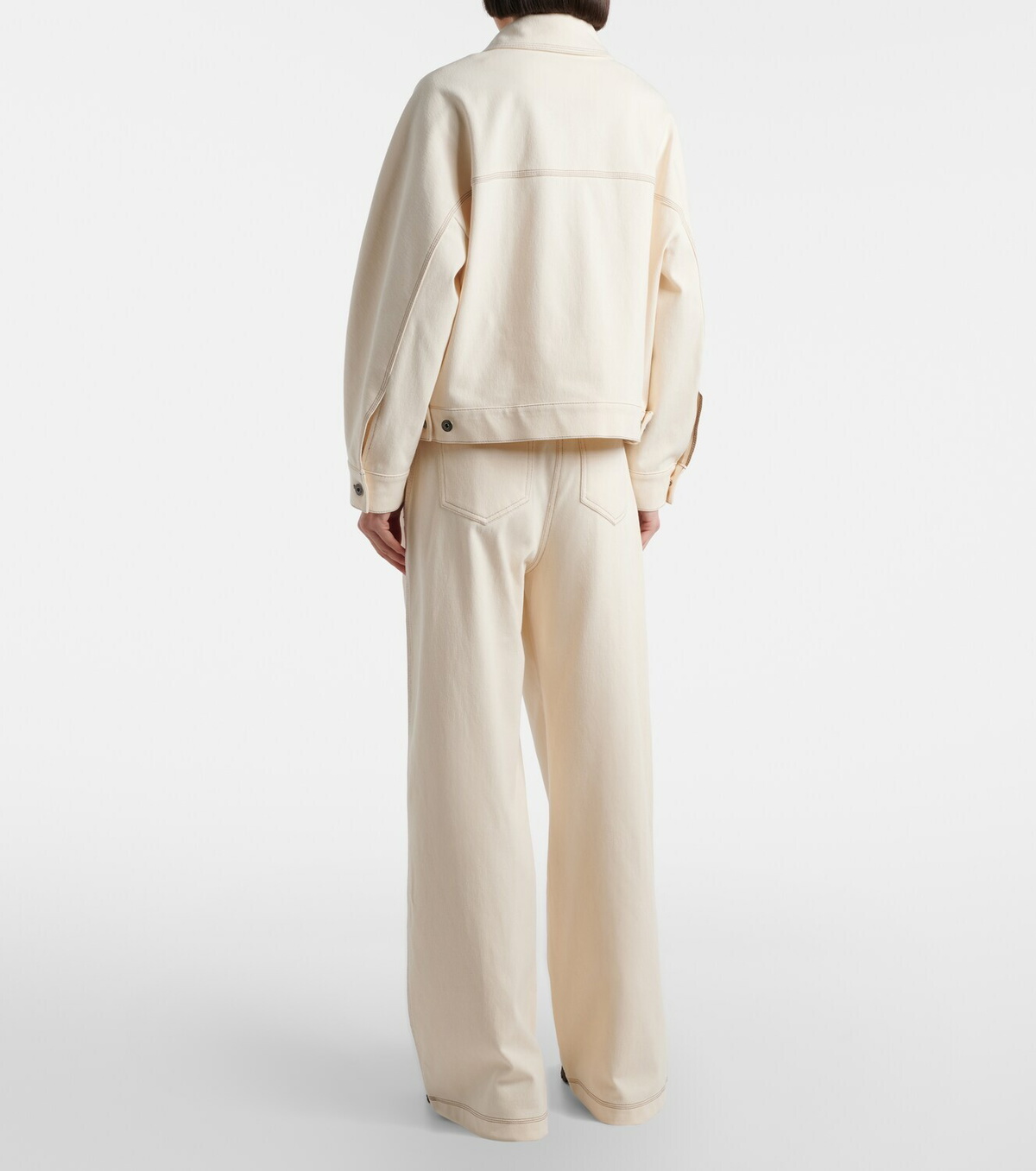 Max Mara Pleated wide-leg jeans