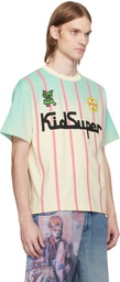 KidSuper Blue & Off-White Soccer Jersey T-shirt