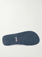 Vilebrequin - Logo-Print Rubber Flip Flops - Blue