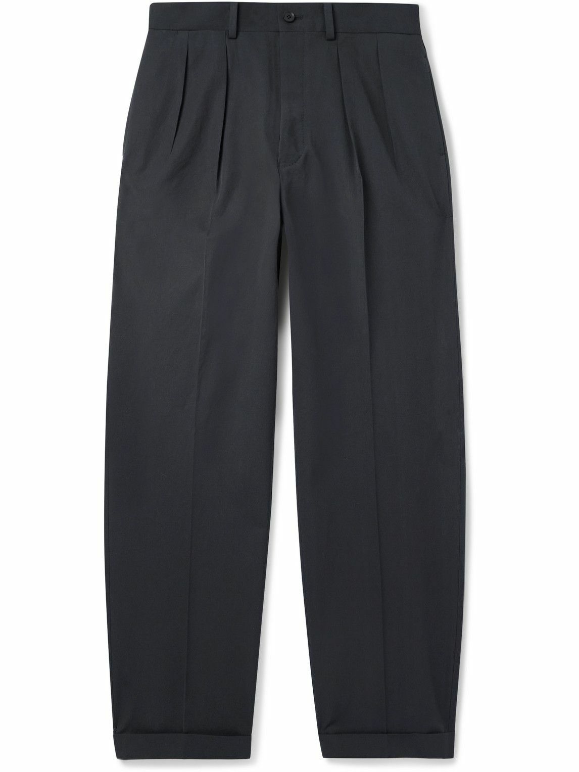 Kaptain Sunshine - Over Easy Wide-Leg Garment-Dyed Cotton