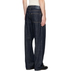 Sunflower Navy Wide Twist Jeans