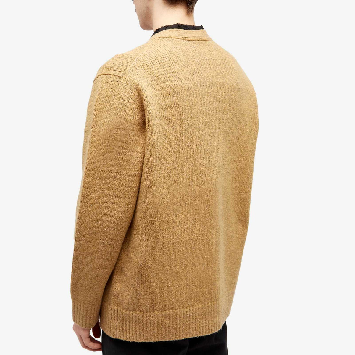 Acne Studios Men's Korval New Cardigan in Camel Brown Acne Studios