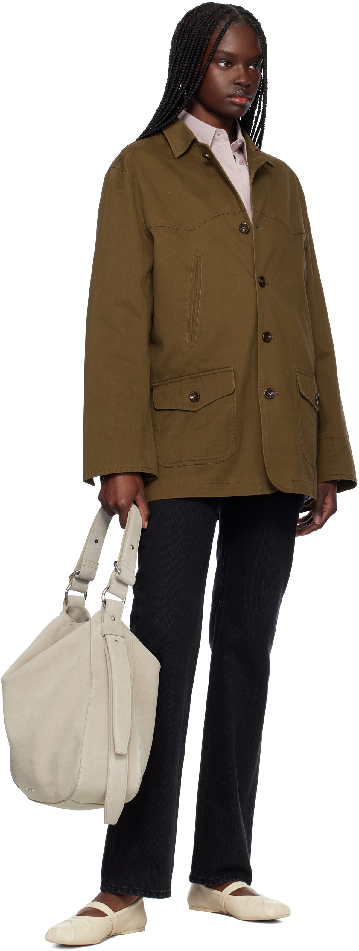 Carter Young Khaki Chicago Chore Jacket