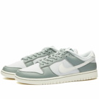 Nike Men's Dunk Low Retro Premium Sneakers in Mica Green/Sail