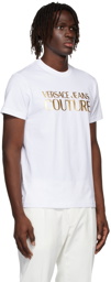 Versace Jeans Couture White Logo T-Shirt