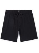 SCHIESSER - Cotton-Jersey Pyjama Shorts - Black - M