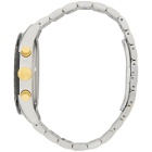 Versace Silver V-Chrono Watch