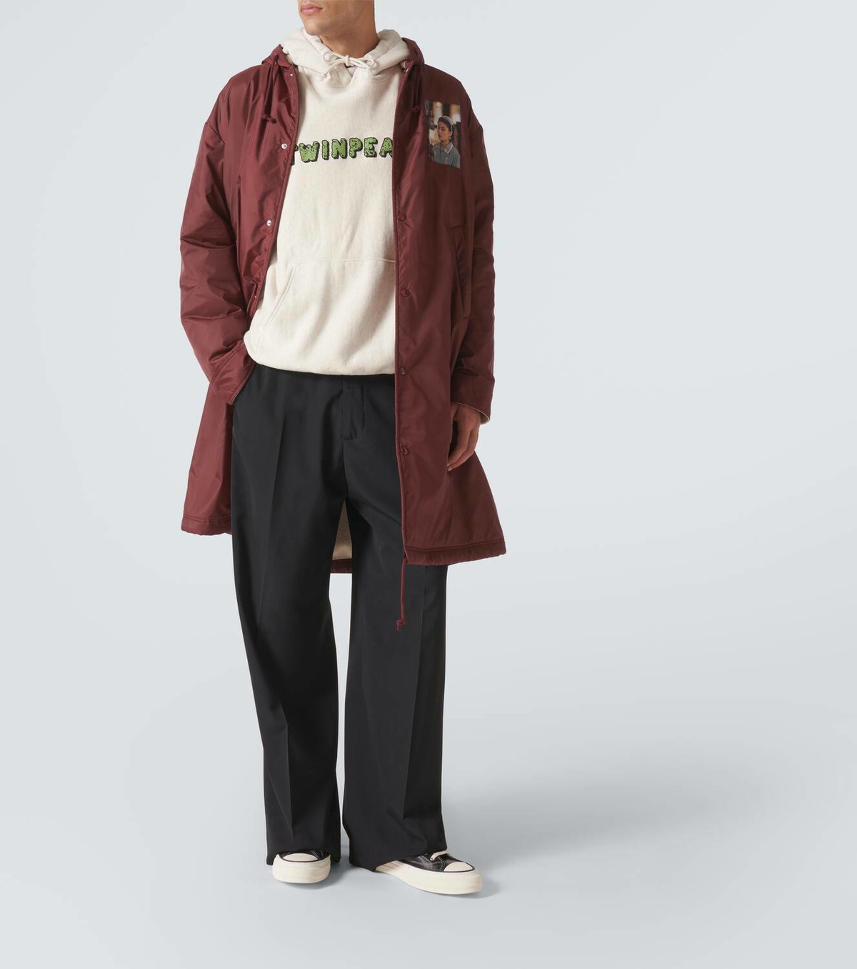 Undercover Patch-appliqué technical parka