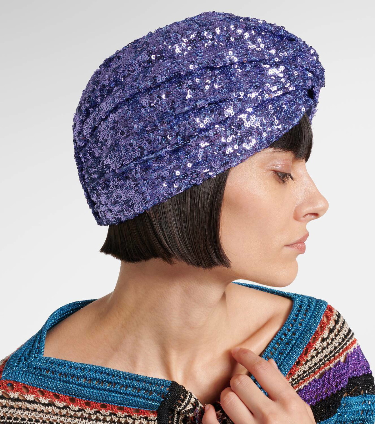 Valentino Escape sequined head wrap