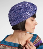 Valentino Escape sequined head wrap