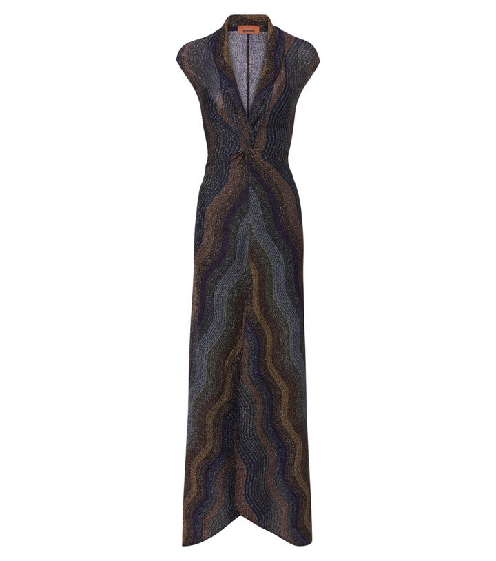 Photo: Missoni Knitted lamé maxi dress