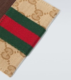 Gucci GG Canvas Web Stripe card holder