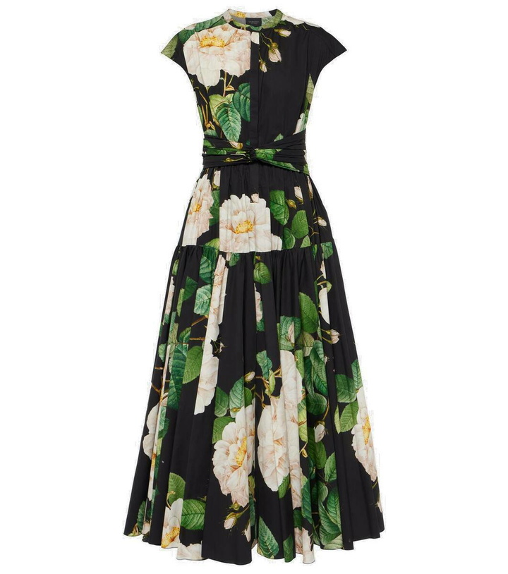 Photo: Giambattista Valli Floral cotton poplin maxi dress