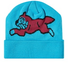 ICECREAM Men's Running Dog Beanie in Blue