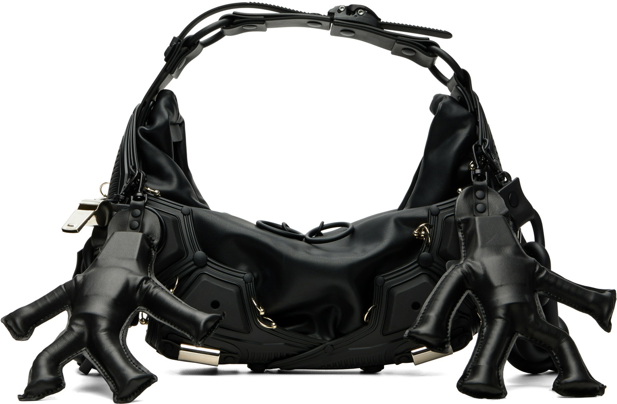 Innerraum Black Object M02 Small Half Moon Bag