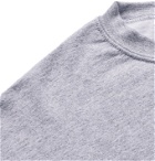 FLAGSTUFF - Printed Mélange Cotton-Blend Jersey Sweatshirt - Gray