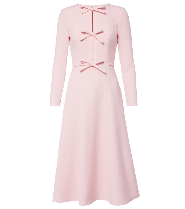 Photo: Carolina Herrera Bow-detail crêpe midi dress