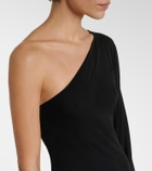 Gucci Asymmetric jersey maxi dress