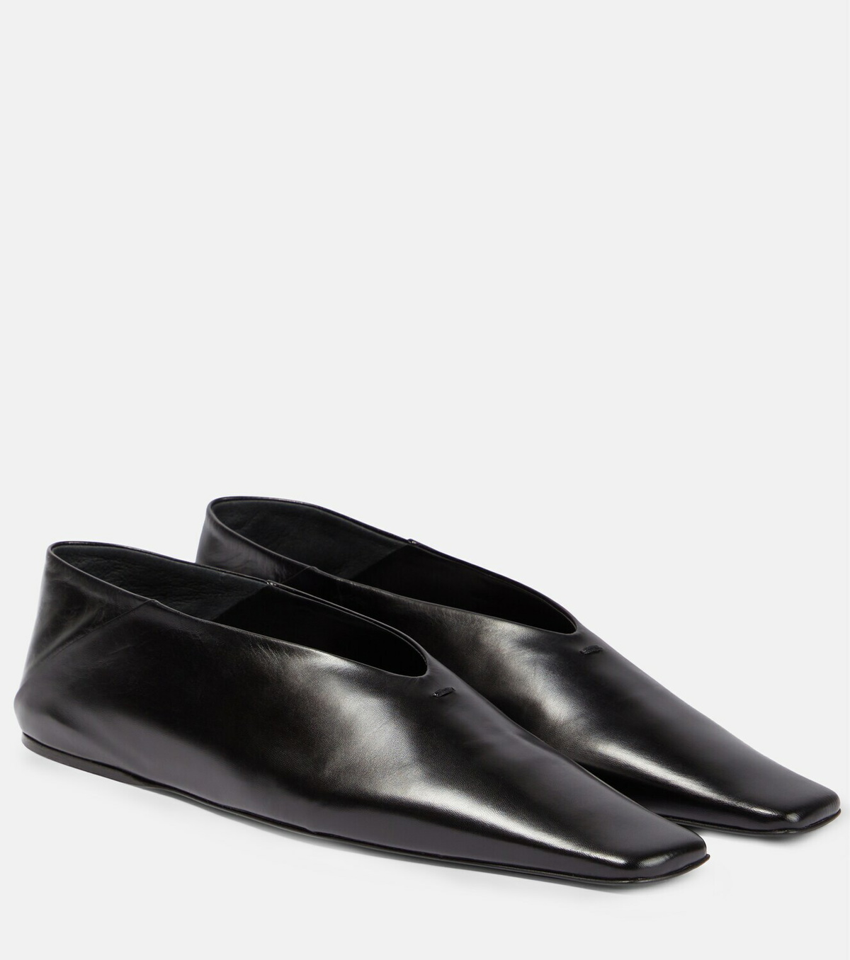 Jil Sander Leather ballet flats Jil Sander
