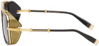 Balmain Gold & Black O.R. Sunglasses