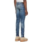 Amiri Indigo Broken Jeans