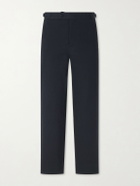 BODE - Straight-Leg Cotton-Blend Seersucker Trousers - Blue