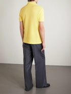 TOM FORD - Slim-Fit Lyocell and Cotton-Blend Piqué Polo Shirt - Yellow