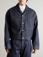AGOLDE - Blaze Oversized Cropped Denim Jacket - Blue