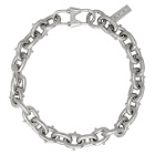 Prada Silver Bike Chain Necklace