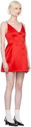 Marc Jacobs Red 'The Satin Bow' Minidress
